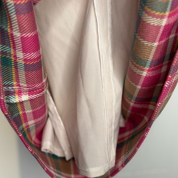 60’s inspired Plaid Mini Dress with White Peter Pan Collar by Marmalade Medium - Picture 7 of 10